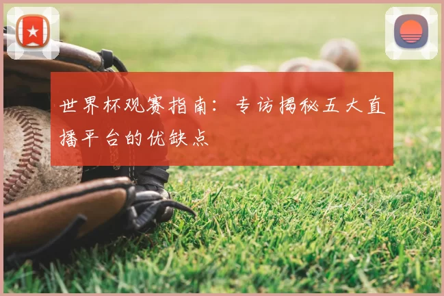 世界杯观赛指南:专访揭秘五大直播平台的优缺点