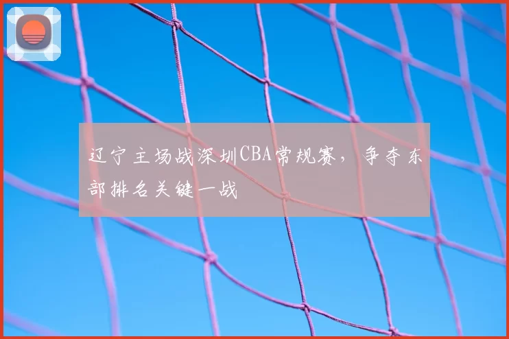 辽宁主场战深圳CBA常规赛，争夺东部排名关键一战